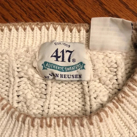 417 Long Sleeves Crew Neck Sweater XL - Picture 3 of 6